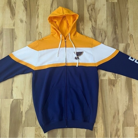 Fanatics Other - St. Louis Blues Full Zip Hoodie Men's Size Medium Tall MT New NWT Sweatshirt